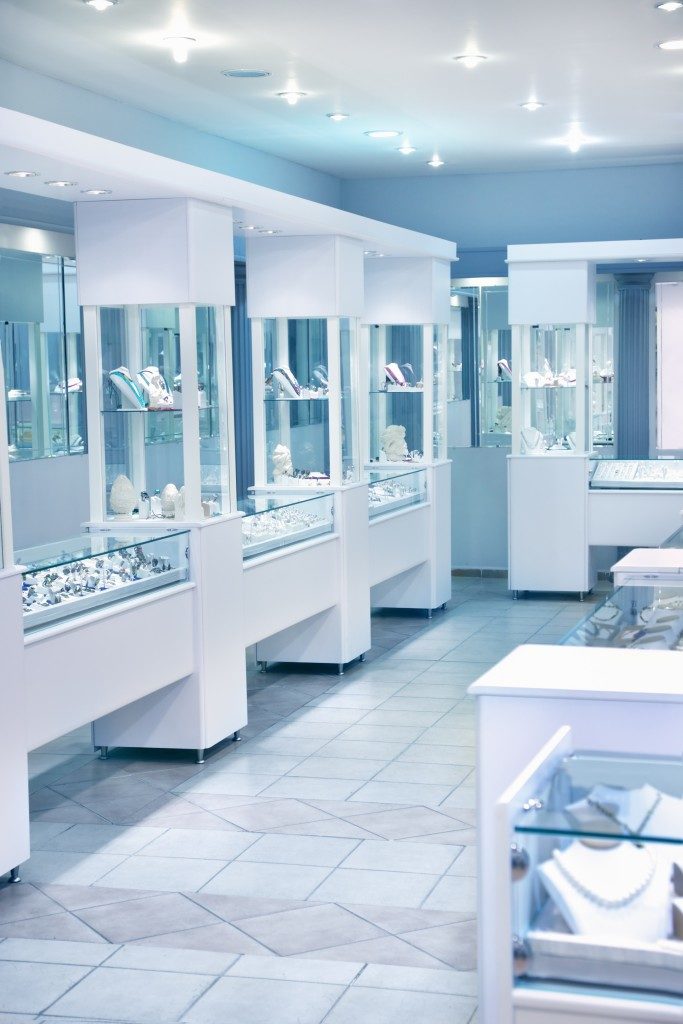 Jewelry store interior