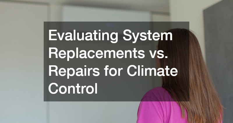 Evaluating System Replacements vs. Repairs for Climate Control