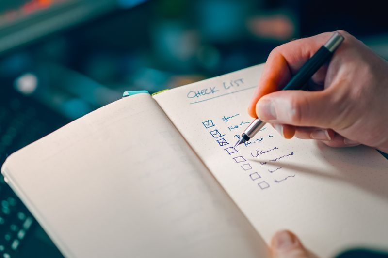 a checklist